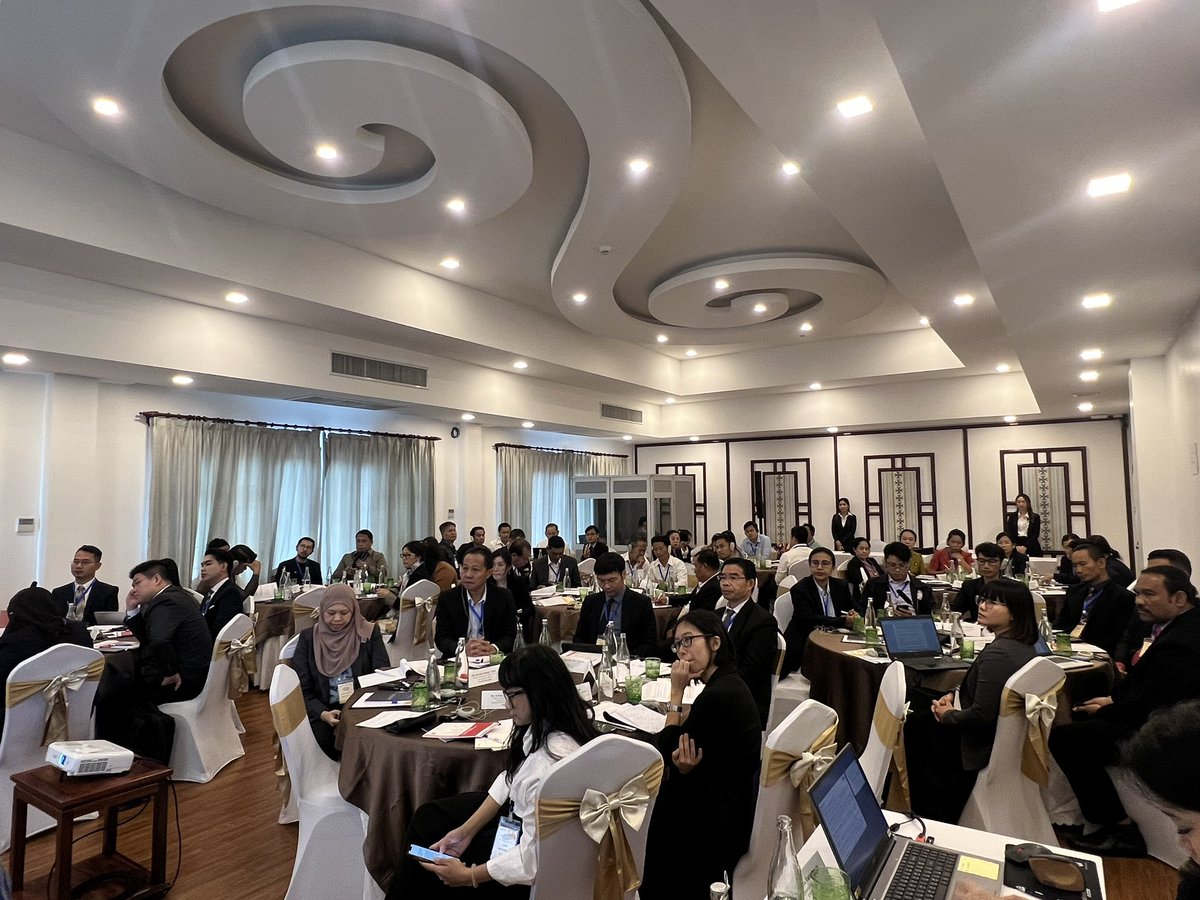 Nichanee's tweet photo. 📣 Happening now! #ASEANPAC Workshop co-hosted by the State Inspection Authority 🇱🇦 and @UNODC_AC  in Luang Prabang. Delegates from #ASEAN Member States are gathered to discuss key findings and strategies for #UNCAC Implementation creating a culture of integrity &amp; accountability. https://t.co/m35G76vS9H