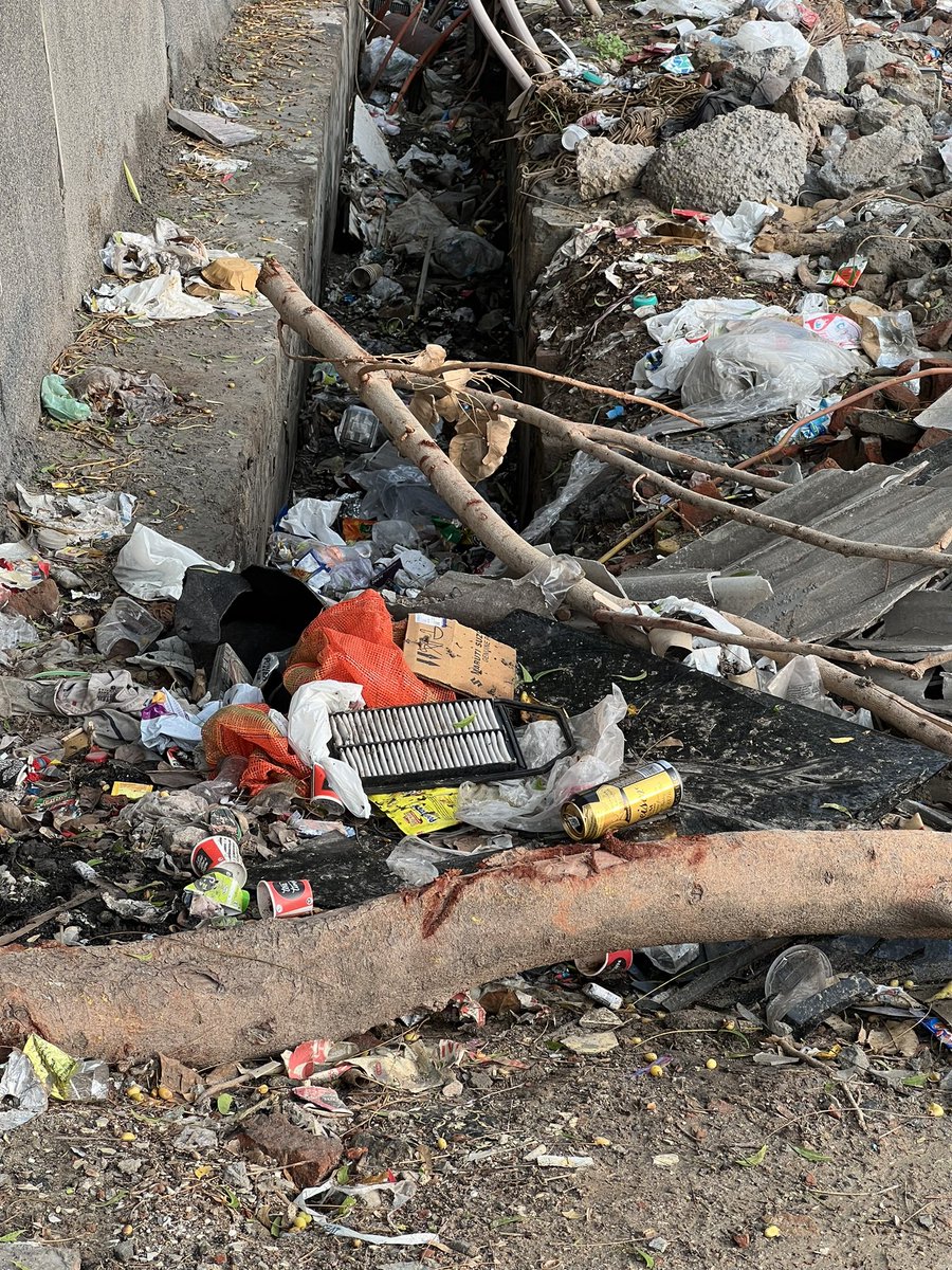 tejas_ghate63's tweet photo. Garbage dump in Sector 34 outside Supertech society has become a breeding ground for mosquitoes and flies. @noida_authority @CeoNoida https://t.co/MkKEGRIjDV