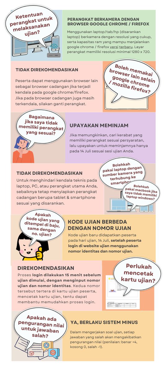 SIMAK_UI's tweet photo. 📢3 Hari menuju pelaksanaan ujian SIMAK UI S1 &amp; Vokasi‼️Pengunduhan kartu ujian dapat dicek berkala di akun masing-masing s.d. sore/malam ini. 

Persiapkan dengan baik segala perangkat &amp; jaringan yang akan digunakan pada ujian 14 Juli nanti. Selamat berjuang calon mahasiswa UI!👏 https://t.co/xynjFVmmxN