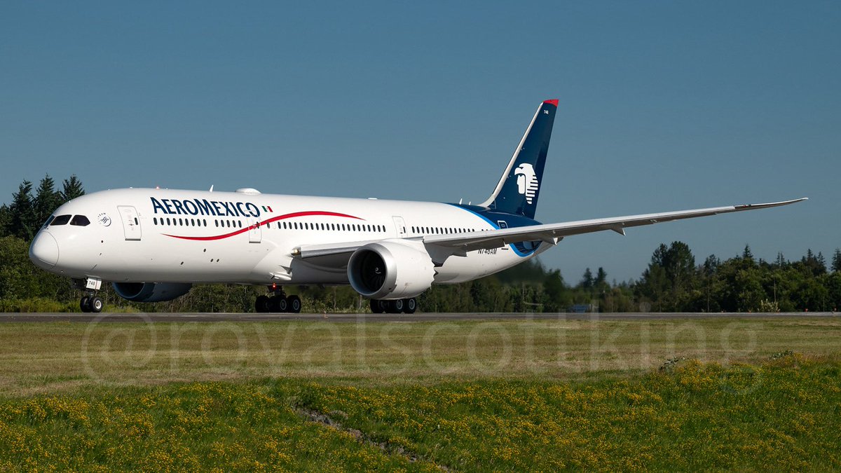 Royal S King βοΈπ·π© (@royalscottking) on Twitter photo Today saw <a href="/Aeromexico/">AeromΓ©xico</a> take delivery of their newest <a href="/BoeingAirplanes/">Boeing Airplanes</a> 787-9 N948AM, beginning the 4 hour 25 minute, 2400 mile delivery flight to <a href="/AICM_mx/">@AICM_mx</a> as βAeromexico 9449 Heavyβ Today saw <a href="/Aeromexico/">AeromΓ©xico</a> take delivery of their newest <a href="/BoeingAirplanes/">Boeing Airplanes</a> 787-9 N948AM, beginning the 4 hour 25 minute, 2400 mile delivery flight to <a href="/AICM_mx/">@AICM_mx</a> as βAeromexico 9449 Heavyβ