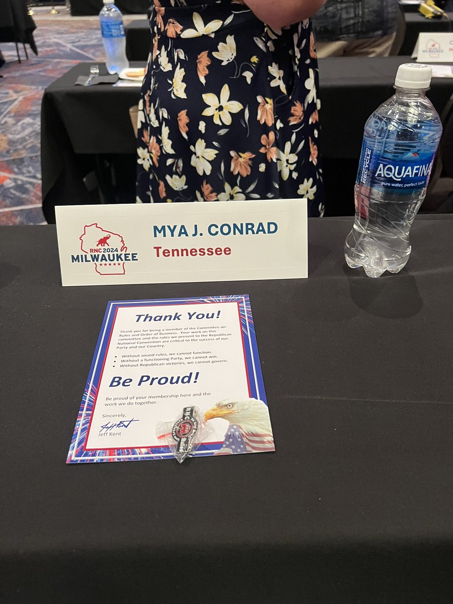 myagoodmanson's tweet photo. I’m very excited to get to work tomorrow morning on the RNC Rules Committee as the youngest member! #RNC #RNCRulesCommittee https://t.co/snuct6tCDz