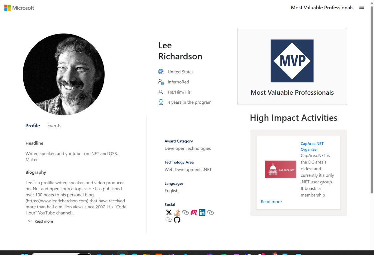 I'm so honored to have been renewed as an MVP in Web Development and .NET for the 4th year! #MVPBuzz