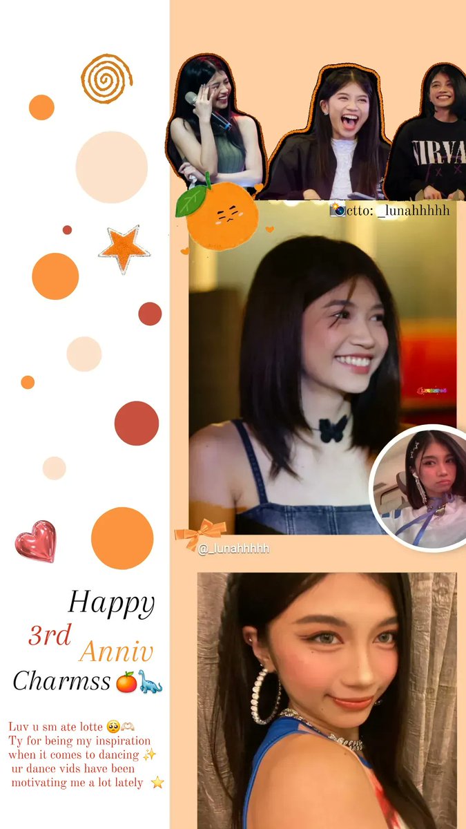 MariahCalizo's tweet photo. Happy 3rd Anniv Charmss 🧡🍊🫶🏻
WOND3ROUS CHARMS DAY
#3yrsInWNDRLT #CHARMSDAY #KAIA_CHARLOTTE @KAIAOfficialPH #ΚΑΙΑ https://t.co/bcuoWVPkTB
