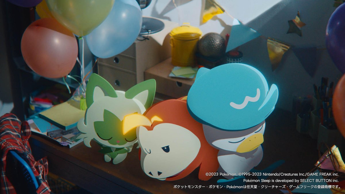lichtgraph's tweet photo. 【WORKS】
『Pokémon Sleep』1周年！ニャオハ・ホゲータ・クワッスが登場！
https://t.co/TLftwy20ic

Offline Editor / Koji Wada
Assistant Editor / Misaki Nakamura

とても可愛らしい仕上がりになっていますので、是非御覧ください。 https://t.co/9crknP2PvC