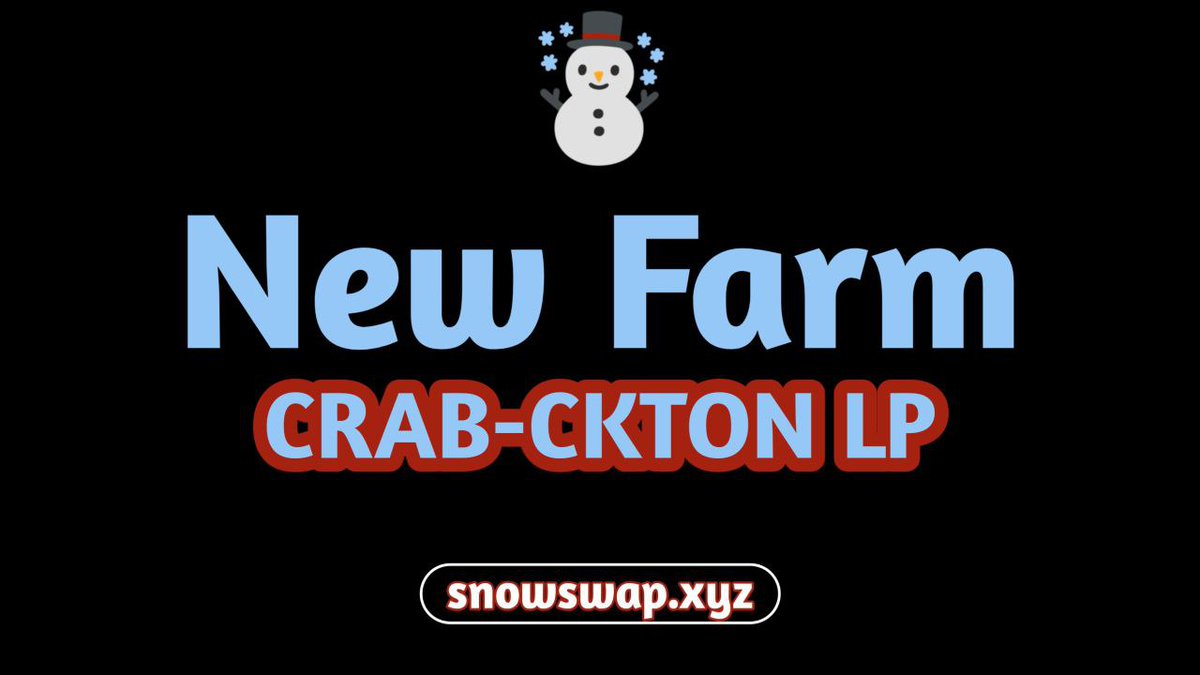 Snowswap Labs(💙,🧡) tweet media