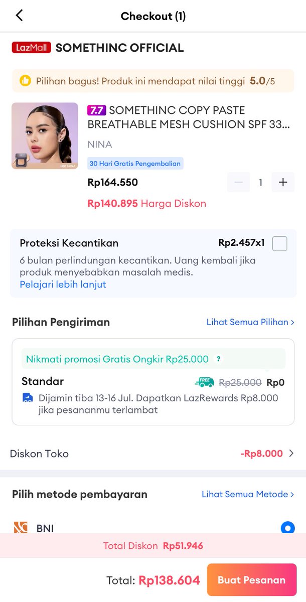 purplesmiile_'s tweet photo. Somethinc Cushion copy paste free cleanser calm down harga 130k

https://t.co/sCW67Gn7ox https://t.co/Uqli17pbIJ