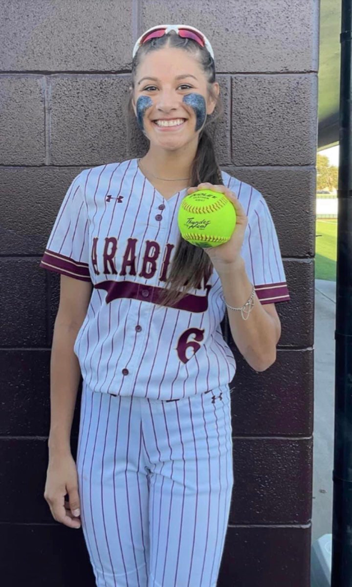 Congrats to our Arabian Softball player, Yaya Rodriguez as she was named to the Blue Bell/Texas Sports Writers Association All-State team.  Yaya was selected to the 3rd team as catcher.

Great job, Yaya!!