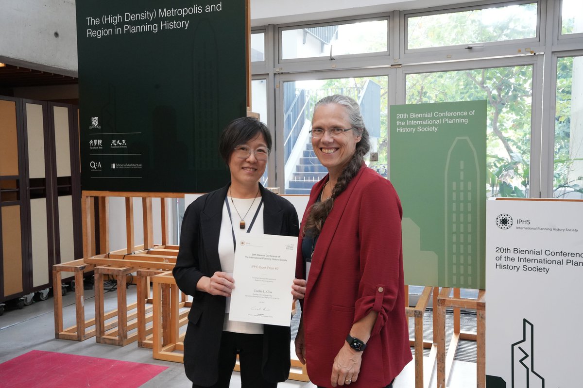 CUHKofficial's tweet photo. Huge success at the 20th #IPHS Conference co-hosted by the School of Architecture &amp; the Department of History at #CUHK! Thanks to all 240 participants for joining. Also congratulations to Prof Cecilia L. Chu for winning the prestigious "2024 IPHS Book Prize 2" for her great work! https://t.co/5gGJXS0hWd