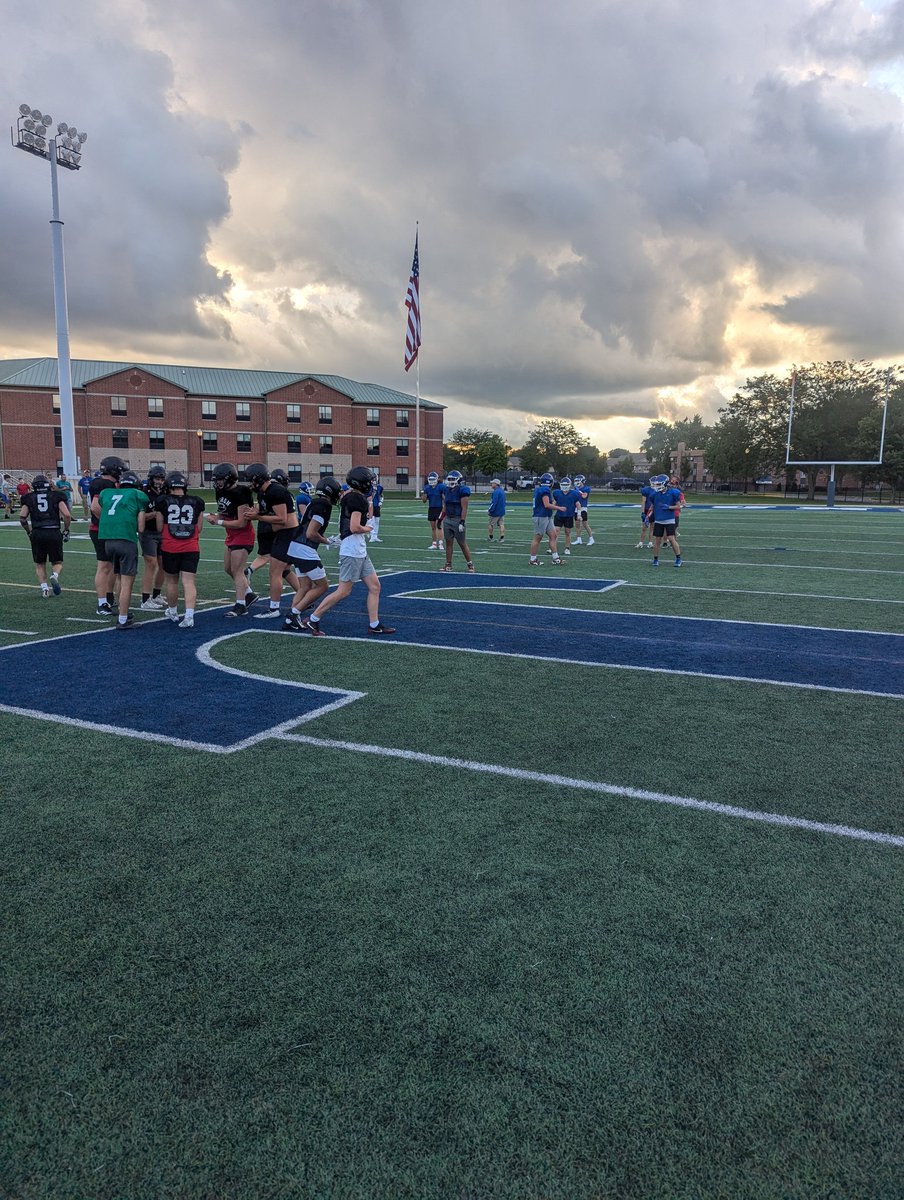 BaronFootball's tweet photo. Great scrimmage tonight against @WestNobleHS! Thank you for meeting us at Trine tonight! https://t.co/Ry5NmVLWyx