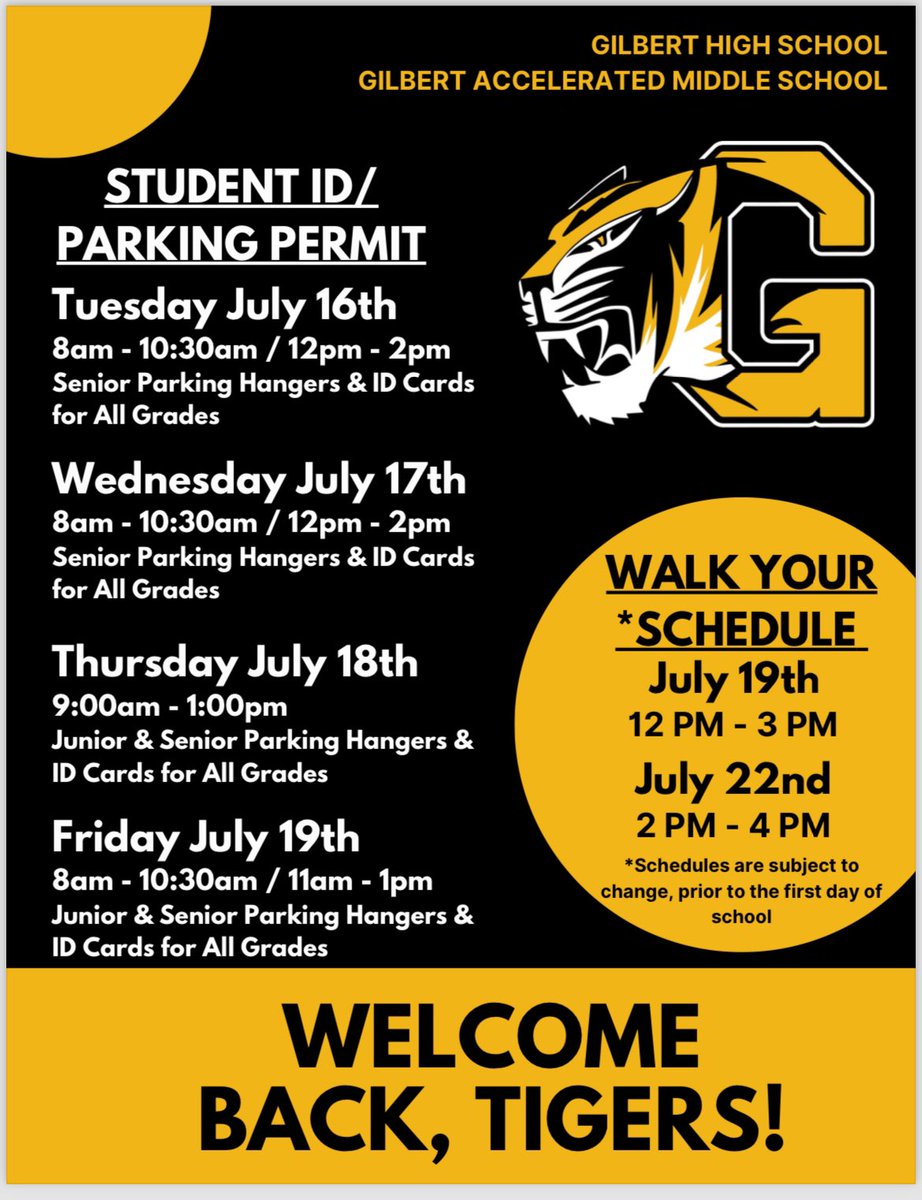 Gilbert High School tweet media