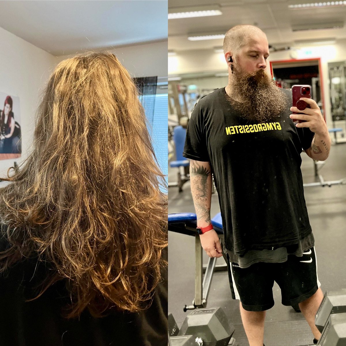beardphobia's tweet photo. When you get that urge to cut your hair. 3 days ago vs today! Feels a lot nicer at the gym, sleeping, showering etc. But such a difference :) 

#gymgrossisten #starnutrition #lurkit https://t.co/Ty2CVq2FZ3
