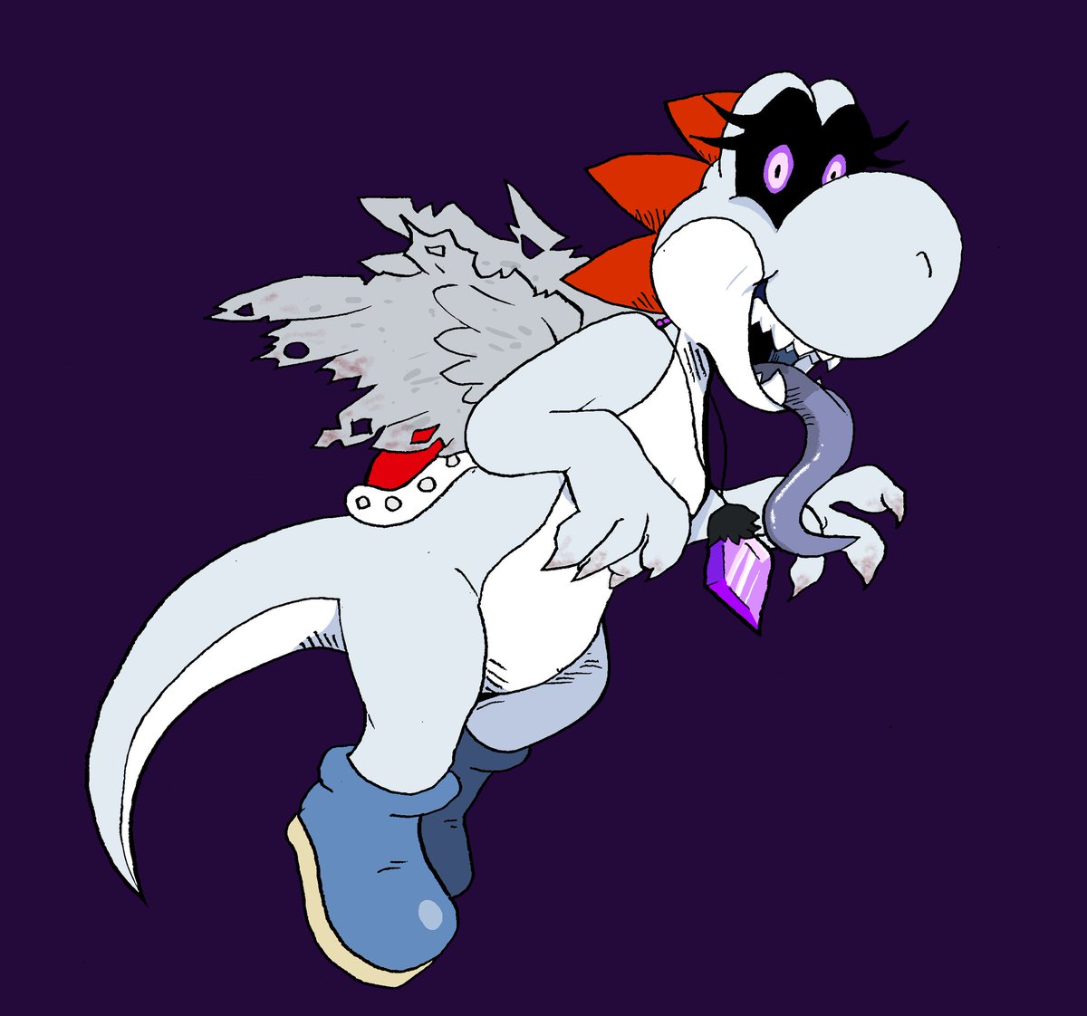 Mariouniverse1's tweet image. I evil'd them.

Consider this a peek at what I alluded to earlier in my last post.

Chaotic and possessed Ardalux &amp;amp; Fantom 

(Both belong to @DerpySheyla)