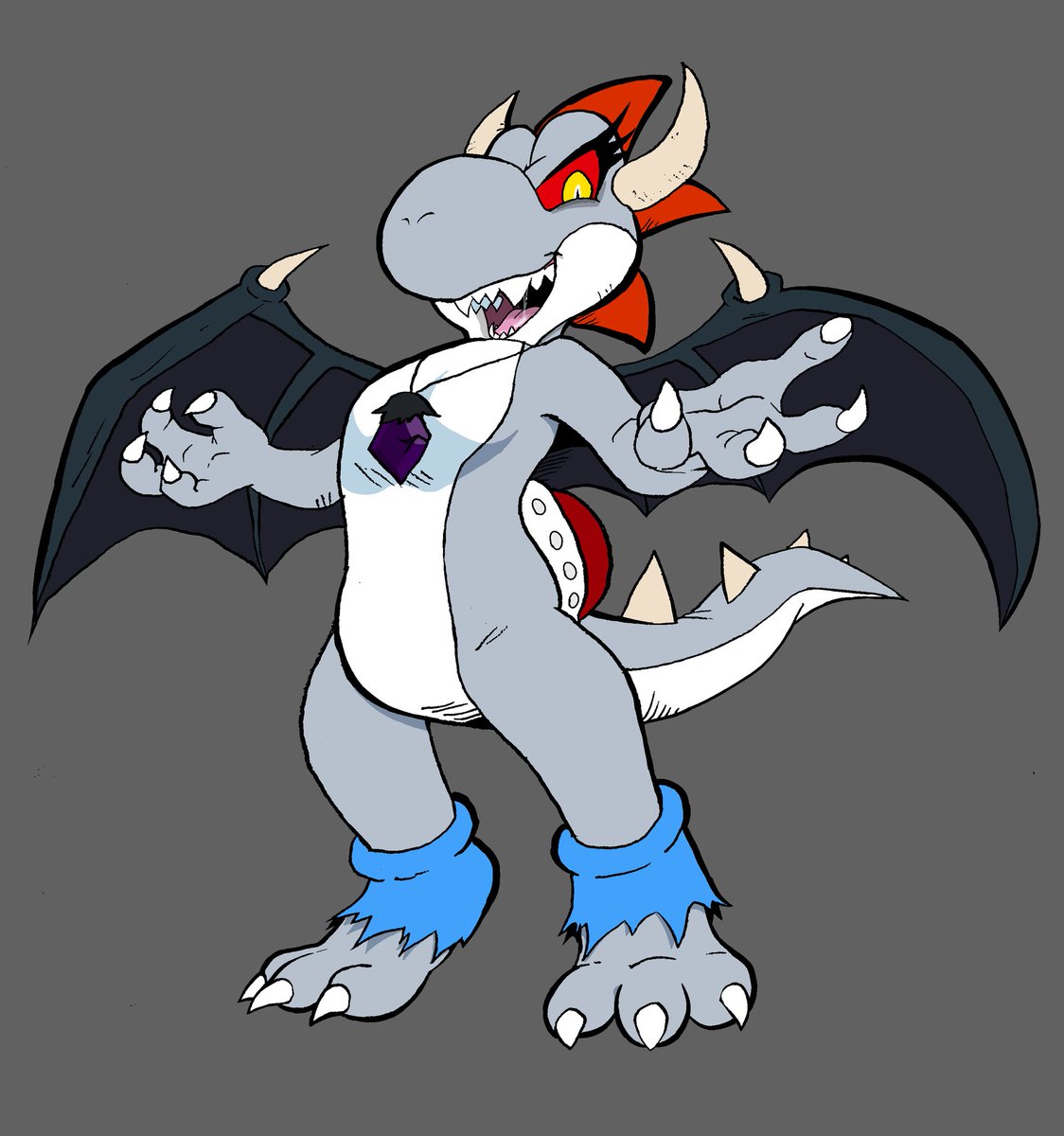 Mariouniverse1's tweet image. I evil'd them.

Consider this a peek at what I alluded to earlier in my last post.

Chaotic and possessed Ardalux &amp;amp; Fantom 

(Both belong to @DerpySheyla)