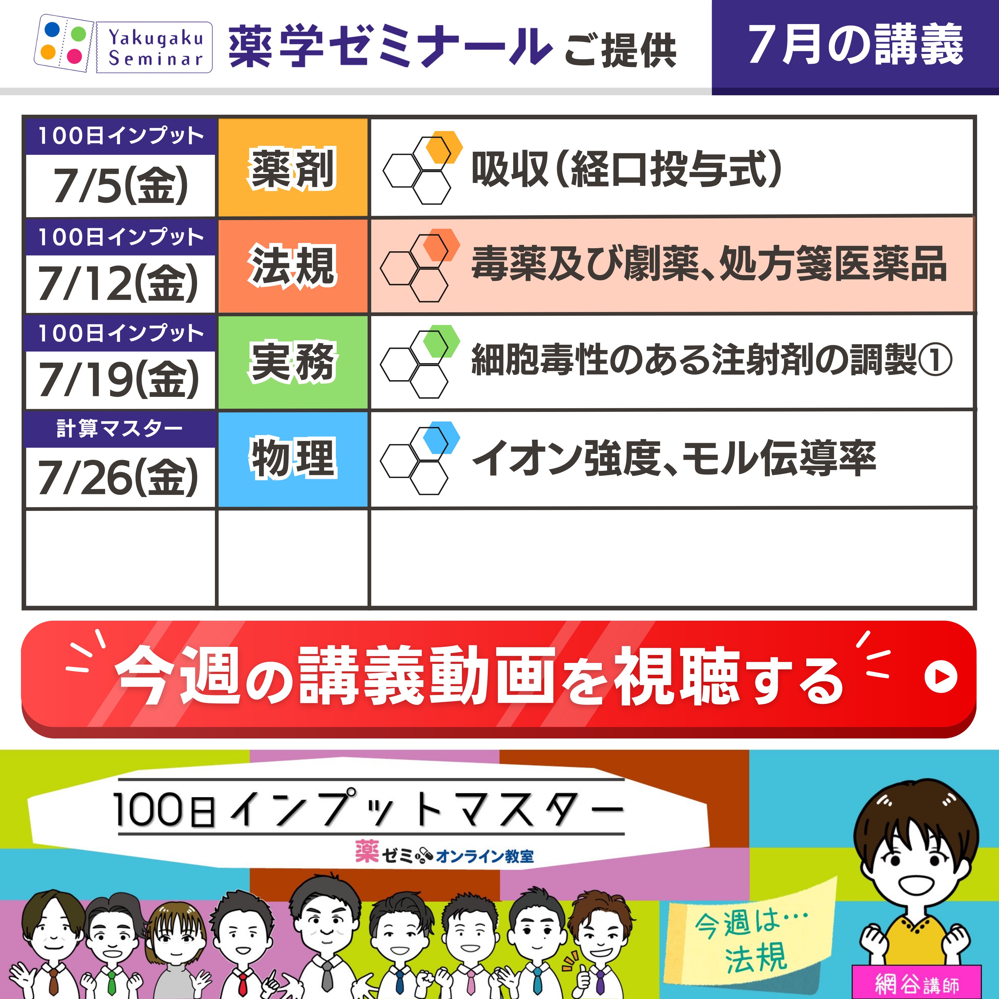 薬ゼミのアミヤ!@薬学ゼミナール on X: 薬ゼミのアミヤ!@薬学ゼミナール on X: