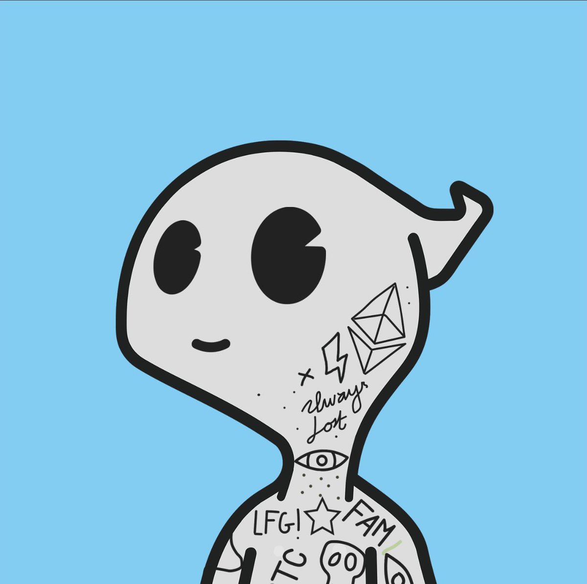 BullishBuddah's tweet photo. Fun Fact.

@LongLostNFT only have 116 true Naked grails.

No hats, No clothes, No problems.

Sounds like another fire community making waves I keep hearing about.

#LostAF #IAmLost https://t.co/ioiPTu3dGv