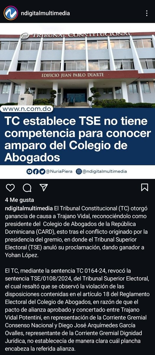 FansAlofoke's tweet photo. @MGuerrerol64787 @elnuevodiariord @TribunalConstRD @TPotentini https://t.co/mCiwtv6Aq3