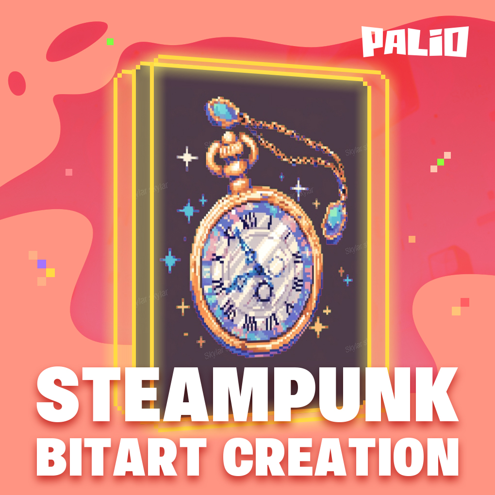 artofpalio's tweet photo. 🎨Today's creation theme celebrates cogs and creativity: Steampunk! 
🎨 Draw inspiration from an era where steam powered the future!

join TG for launch information :
https://t.co/piQQZLs5Jy https://t.co/B4Smqy8Uqx