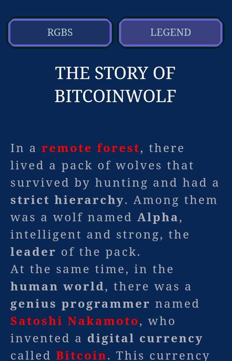 DB CRYPTO COOPER☕ (@cryptoviv) on Twitter photo Incase you haven't read this interesting story 👇hop on to rgbs.pro or check the profile of <a href="/RGBs_pro/">RGBs(RGB++/CKB)</a> An extremely rare, 🏬limited edition of Wolf pack🐺 #NFTs is up for grabs on #Bitcoin using RGB++ Whitelist is open so be quick🚴!Easier if you are a #CKB user🧞 Incase you haven't read this interesting story 👇hop on to rgbs.pro or check the profile of <a href="/RGBs_pro/">RGBs(RGB++/CKB)</a> An extremely rare, 🏬limited edition of Wolf pack🐺 #NFTs is up for grabs on #Bitcoin using RGB++ Whitelist is open so be quick🚴!Easier if you are a #CKB user🧞