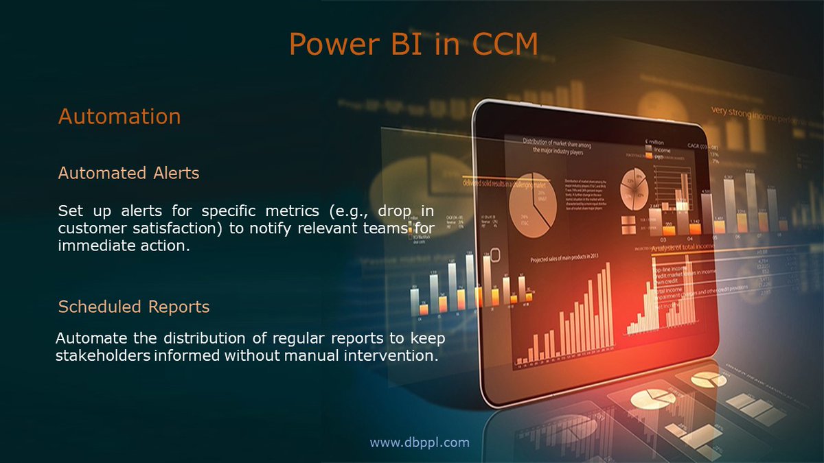 DBPPL's tweet photo. Power BI can be a powerful tool for enhancing customer communication management in several ways.
Here's how BI is applied in CCM.
#Digital #Business #People #DigitalBusinessPeople #DBPtower #CCM #BI #CRM #machinelearning #Dataintergration #analysis #customerdata #socialmedia https://t.co/WJpgfvufv9