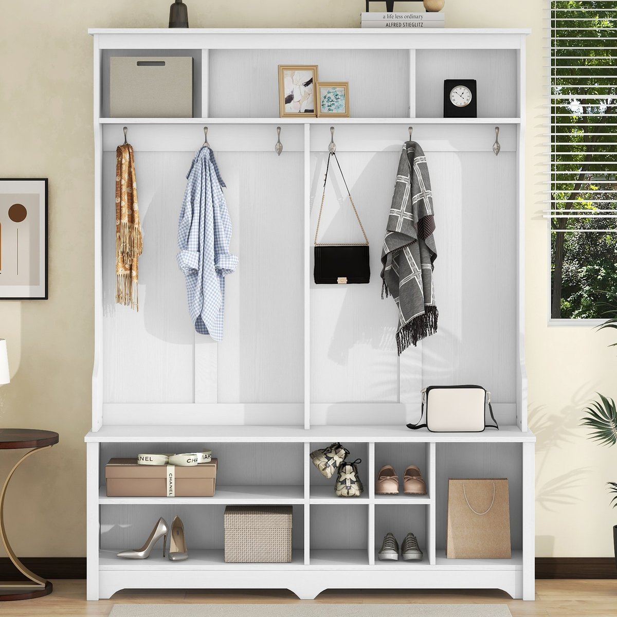 Decor_ByRene's tweet image. Stand-alone cabinets in the bedroom can solve many space issues by providing additional storage options. 

#Maximize #Space #VerticalStorage #Shelves #WallMounted #FloorSpace #Style #Decor #Organize #Books #Essentials #LivingArea #Tidy #StorageSolutions #HomeOrganization