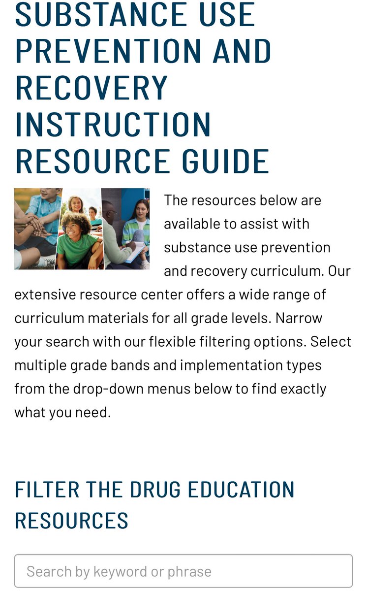 jeppdx's tweet photo. Illinois has been a leader lately in youth substance use prevention initiatives.  Available now:  A comprehensive “Substance Use Prevention and Recovery Instruction Resource Guide”. Thick w tools for administrators, teachers, parents, &amp; community members!
 https://t.co/cTRxqGOlV6 https://t.co/YA5fHxezfU