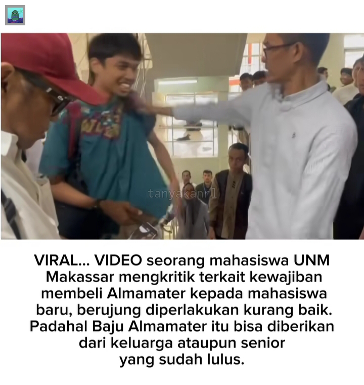 💚 Please bantu viral kan kalau ada mahasiswa berani ngomong itu berarti tandanya beneran gak mampu padahal PTN. buat apa coba didorong kaya gitu, mana diroyok lagi, terus NIM nya difoto  buat apa, biar urusan mahasiswanya dipersulit kelak?, Kasian banget.  Ada (cont)