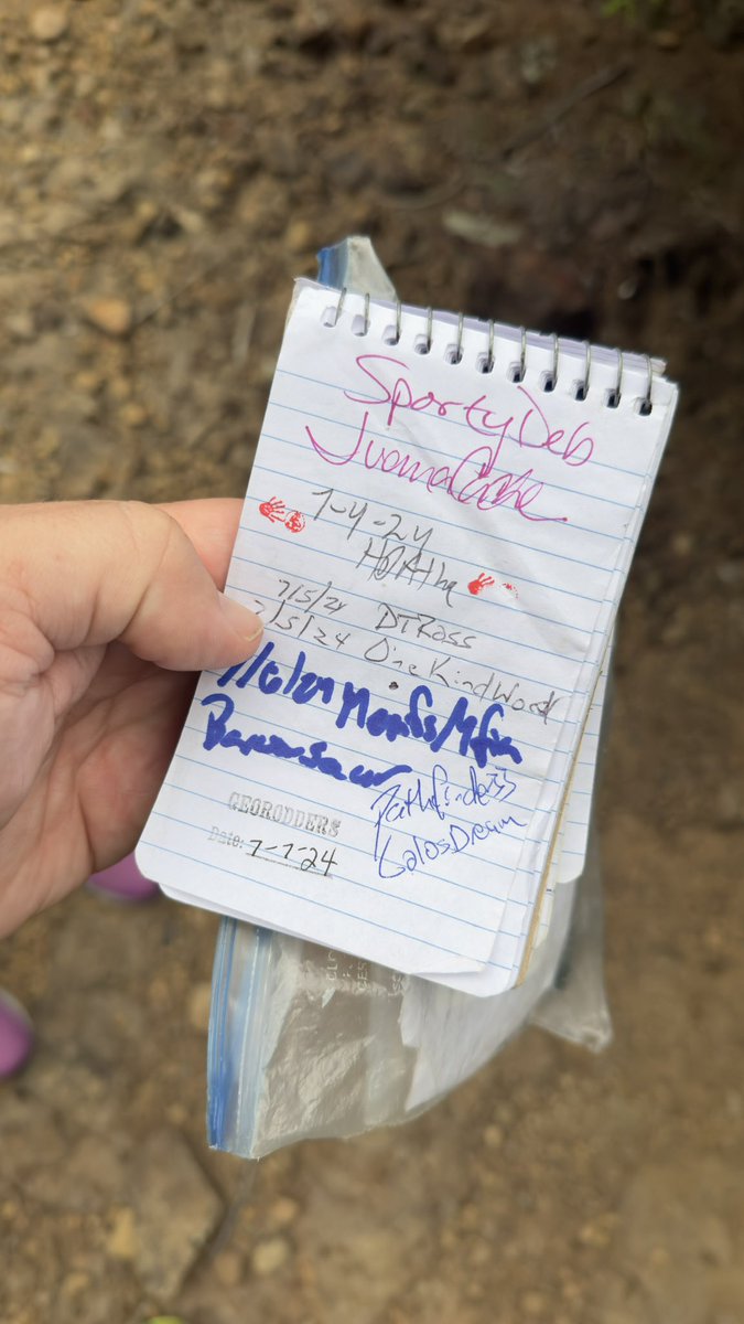3CharlesWatkins's tweet photo. Oldest geocache in Oklahoma was found while we were there!! #pathfinder33 #geocaching #geocache #getoutside #gogeocaching https://t.co/CFzJgIO4ZB