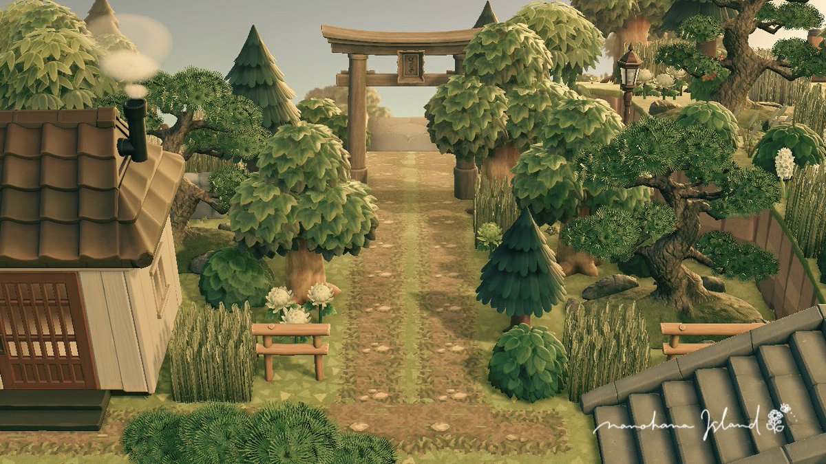 noi_acnh's tweet photo. 鳥居のある道🌿

 #あつ森写真部  #あつ森好きな人と繋がりたい  #AnimalClossing https://t.co/9EDnEexQZU