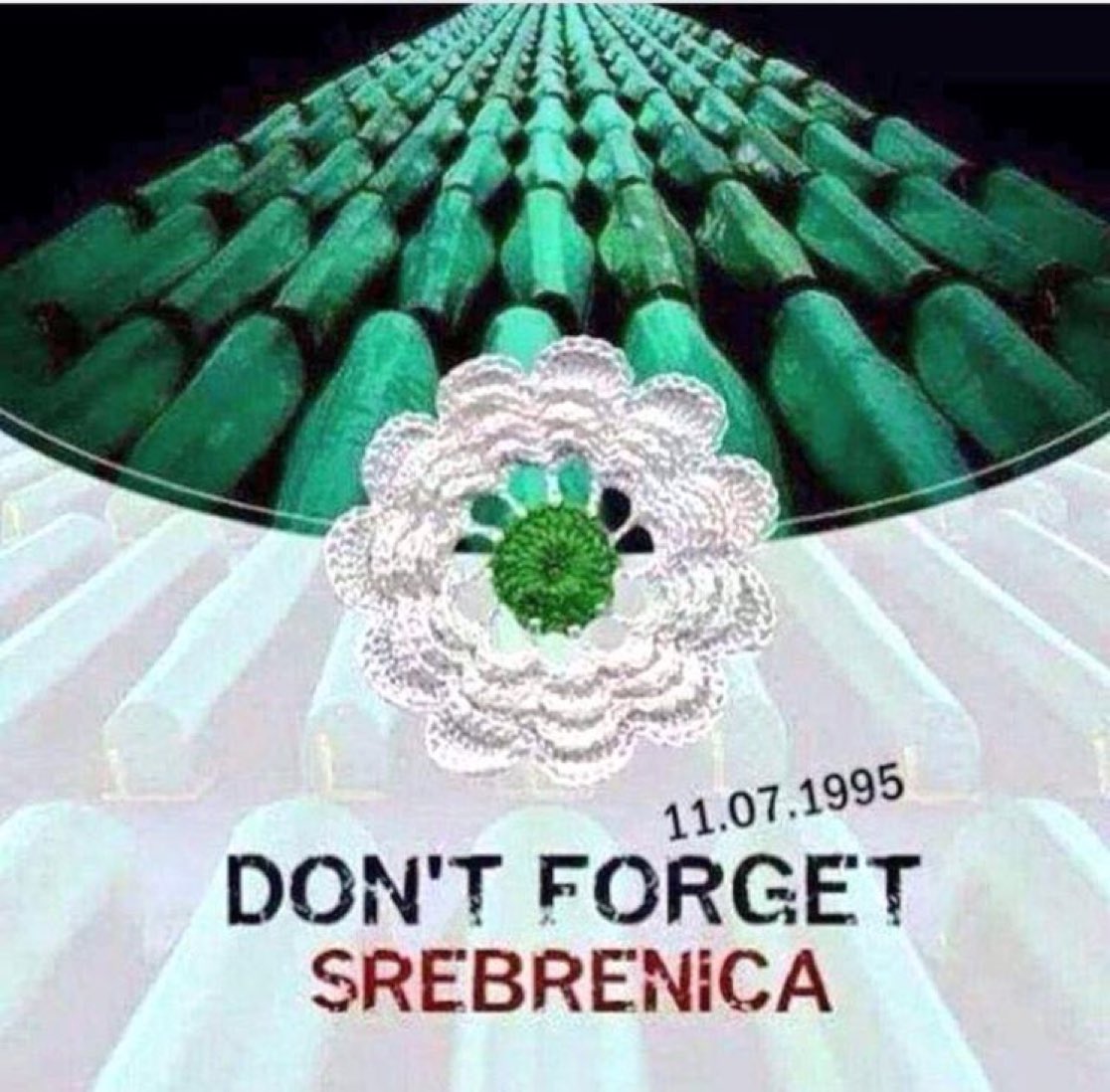 IzetQuotes's tweet photo. On this day in 1995, more than 8,000 Bosniaks, mainly men and boys, were killed by Serb forces in Srebrenica.

#Genocide #Srebrenica #Bosnia https://t.co/OllZlvNJ14