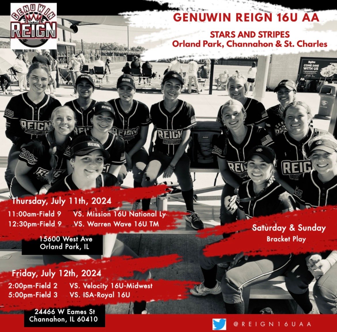 Check out the Reign AA at the Stars and Stripes starting Thursday