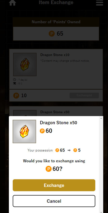 ToonRami's tweet photo. 1) 45 pts earned
Bought 10 Dragon Stone prize

2) 30 pts earned
Bought 60 Dragon Stone prize 🫡

(rewards wont arrive yet)
#Dokkan9thAnniv https://t.co/hD9yGK3EaW