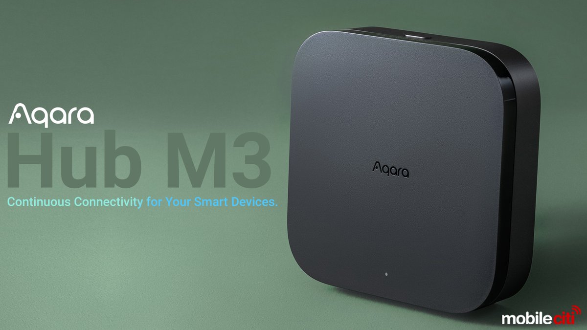 mobileciti's tweet image. 📶Aqara Hub M3

✔️Matter &amp;amp; Zigbee Hub
✔️360° Infrared Control
✔️Edge Computing
✔️Effortless Local Control
✔️Built-in 95 dB Speaker

👉Available on Mobileciti

👉Buy Now: bit.ly/4croDPb

#AqaraHubM3 #SmartHomeHub #FutureProofConnectivity #MatterAndZigbee #Mobileciti