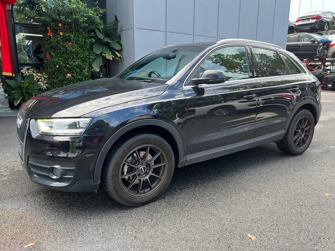 propelauto's tweet photo. #JustIn Audi Q3 2.0TFSI CCZ 2013' car arrived in #PropelAuto @ EuroWorld 

Grabbers!! Come &amp; Collect spares for your ride🏎😎👇

#AudiQ3 #Q3 #CCZ #SGcars #Usedcar #ExportCar #COERenewal #PropelAutoParts #SparePartsShop #AudiSpares #ScrapcarParts #Audi #Singapore #GrabCar #BuyNow https://t.co/d9QJwmJiqB