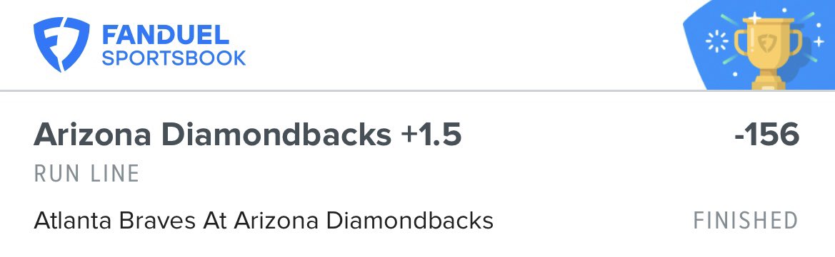 thepickvault's tweet photo. 💰VIP WINNER💰

Arizona Diamondbacks +1.5 (-156) ⚾️✅

4.0 Units ➡️ +2.56 Units 📈

#GamblingX #MLB #Winner https://t.co/f2rmsFZ9pI