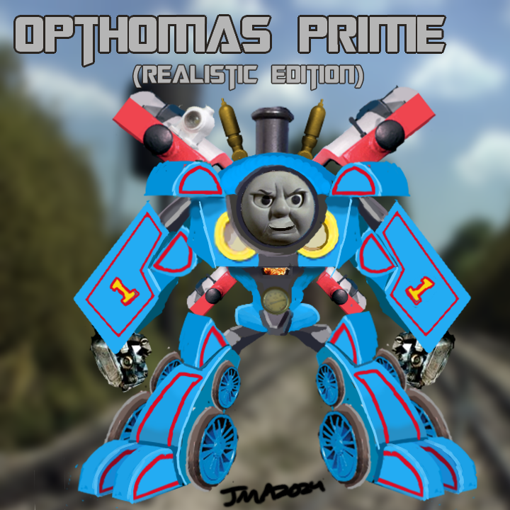 WaksWorld's tweet photo. The TrainsFormers video comes out tomorrow, so here's something super cursed for you Thomas fans. https://t.co/lKrd7nizCW