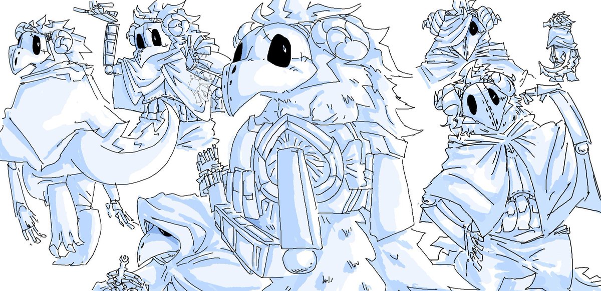 clunklord's tweet photo. updated her look for artfight! (FILA'S SISTER ANOAKI JOINS THE FRAY!!!) side by side for comparison (2024/2022) https://t.co/5w0G916xgR