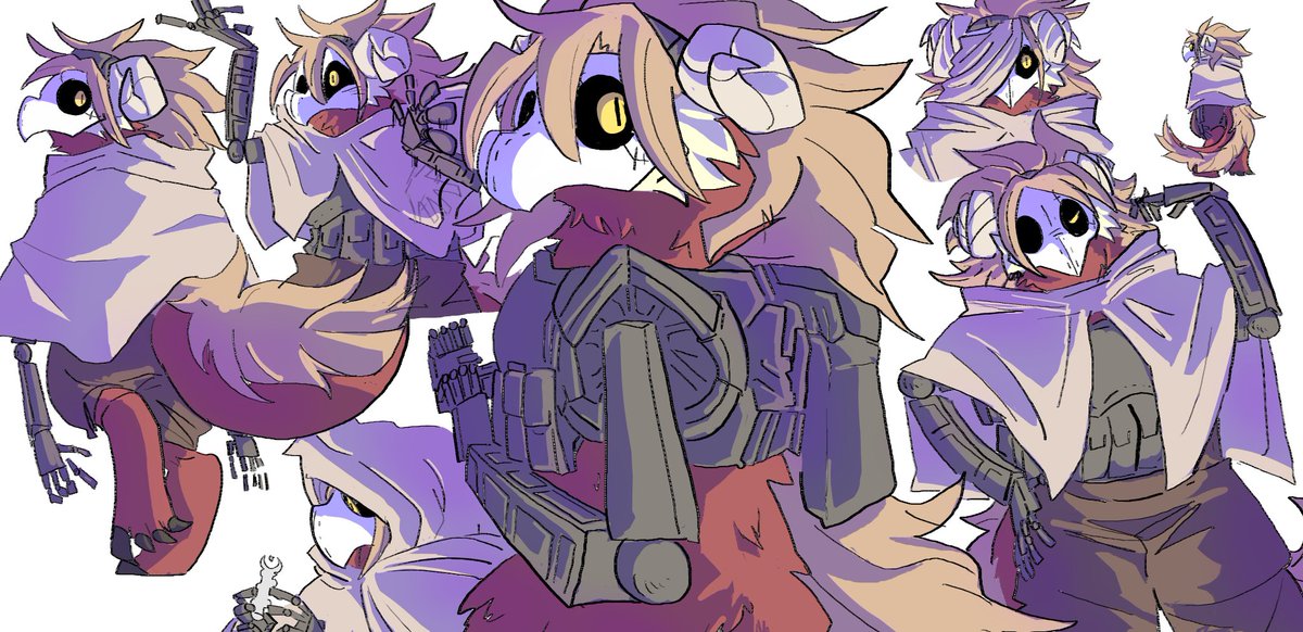 clunklord's tweet photo. updated her look for artfight! (FILA'S SISTER ANOAKI JOINS THE FRAY!!!) side by side for comparison (2024/2022) https://t.co/5w0G916xgR
