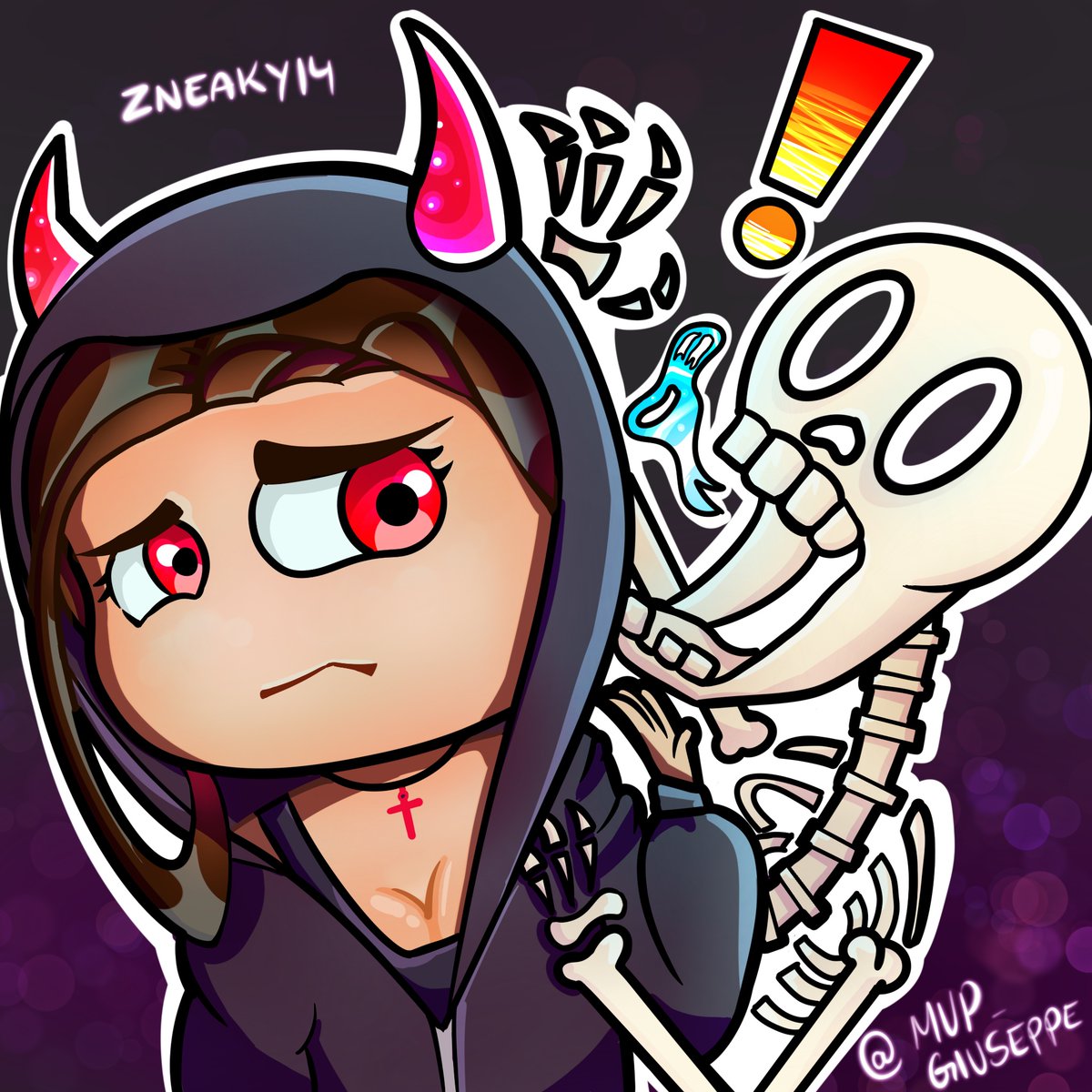 MVP_Giuseppe's tweet photo. Draw this in your style! With @Zneaky14. https://t.co/E6E8HwZyxF