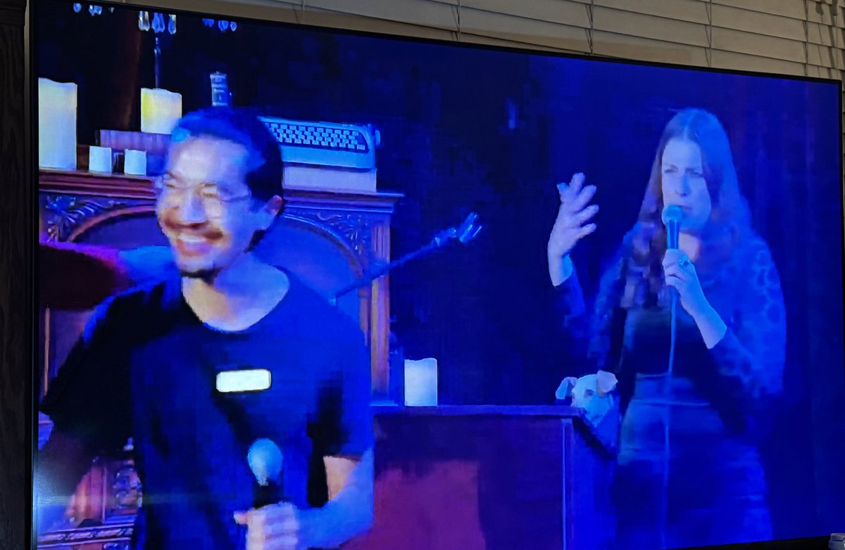 Nerd Chronic (@nerdchronic) on Twitter photo Incredible finish to Tinder Live with <a href="/hellolanemoore/">Lane Moore💿is on Bsky/IG/Substack</a>, appearance from <a href="/AlexMarzona/">Alex Marzoña</a>! Incredible finish to Tinder Live with <a href="/hellolanemoore/">Lane Moore💿is on Bsky/IG/Substack</a>, appearance from <a href="/AlexMarzona/">Alex Marzoña</a>!