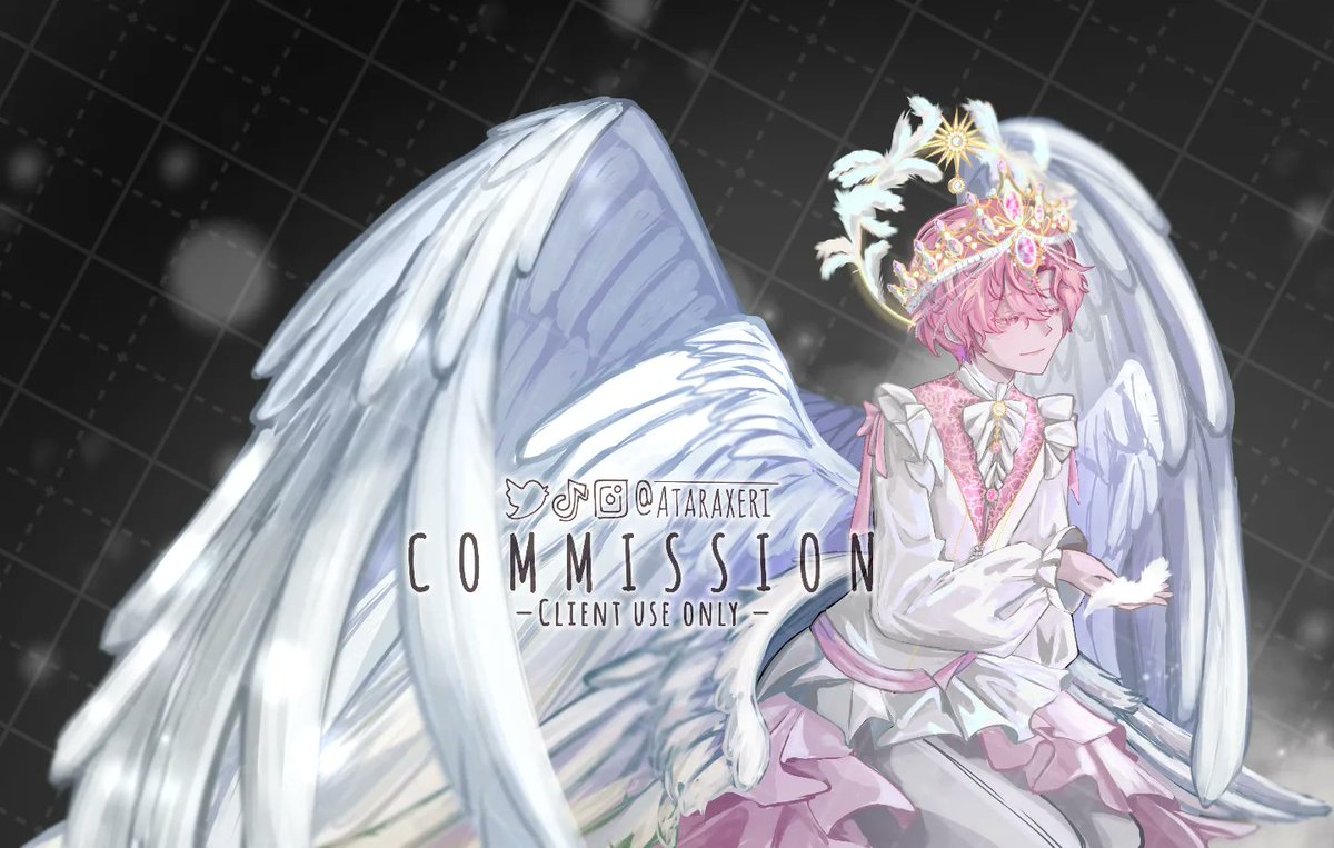 _carcassity's tweet photo. angel,, commissioned by Darren/Astrid https://t.co/KPNz8QJVN1