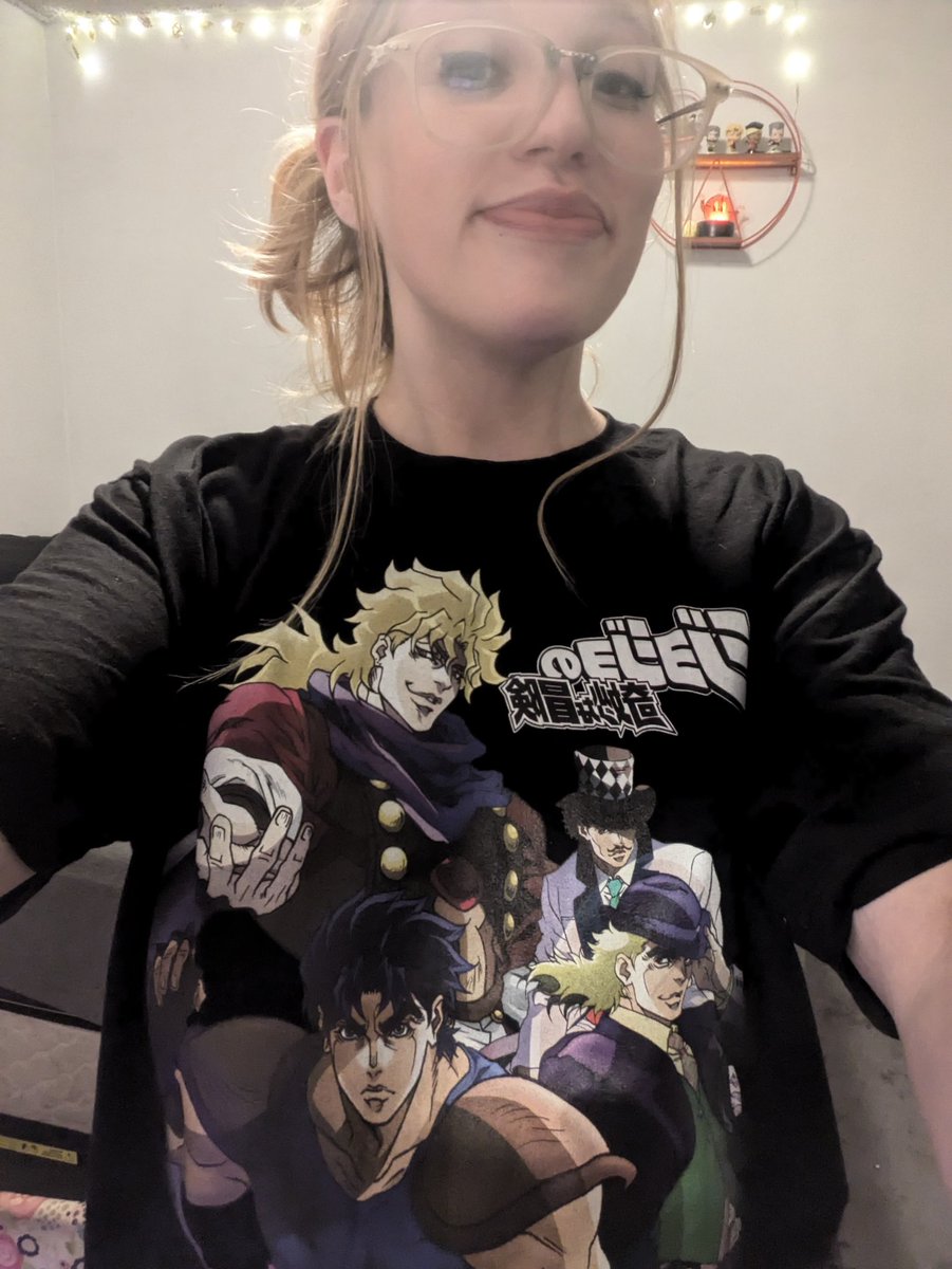 sispeedwagon's tweet photo. my dad got me a late bday present, &amp; he said "I searched forever for a damn robert e.o speedwagon shirt" I'm so 🥹😭❤️ https://t.co/kI9kU4CMH7