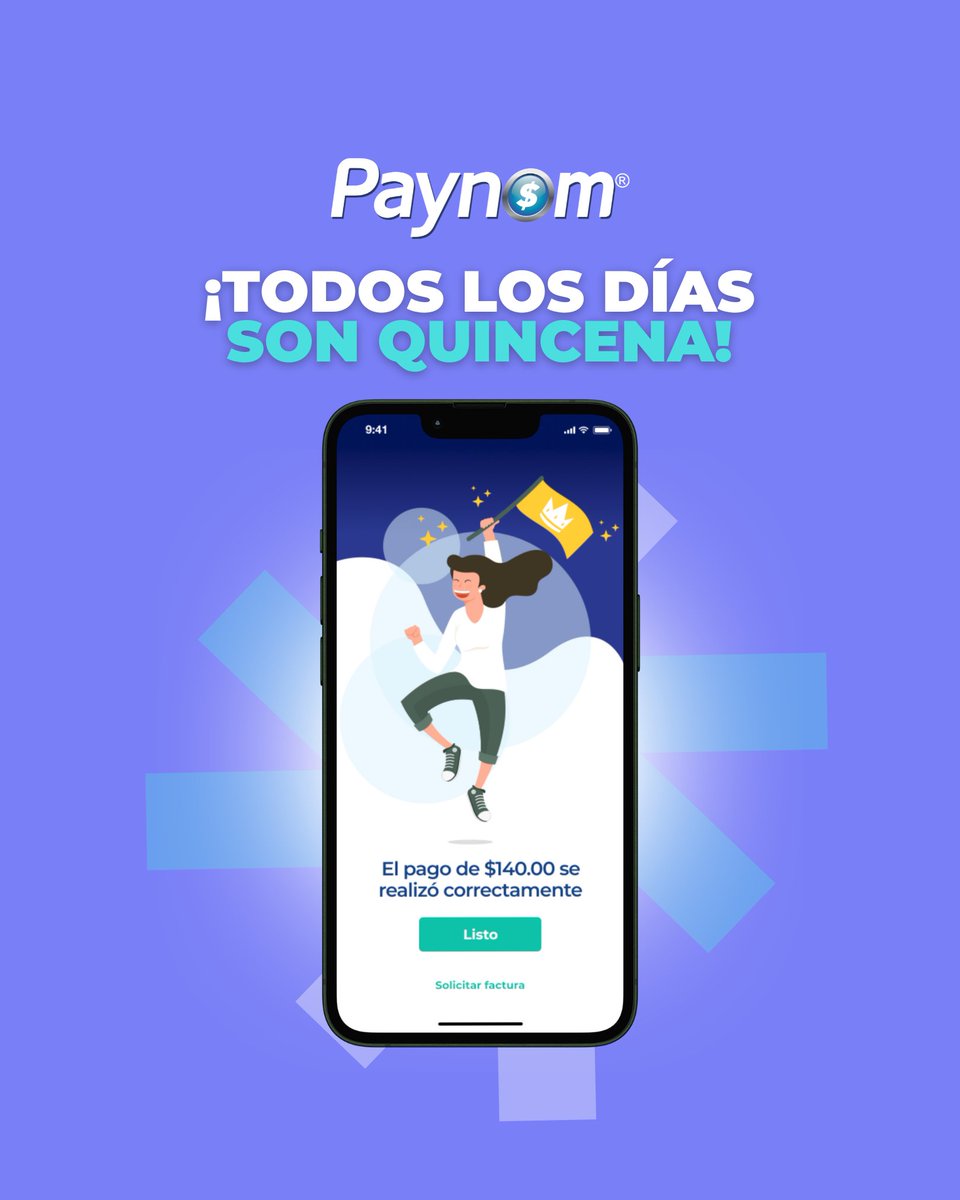 PaynomMx's tweet photo. Con Paynom, ¡Todos los días son quincena! 

En Paynom, impulsamos el bienestar financiero de los trabajadores mexicanos desde el 2015.

👉 Haz clic aquí ➡️ https://t.co/jbfHZCK4Df para descubrir cómo Paynom puede ayudarte a transformar tu ambiente de trabajo. https://t.co/d55NRCIOrG