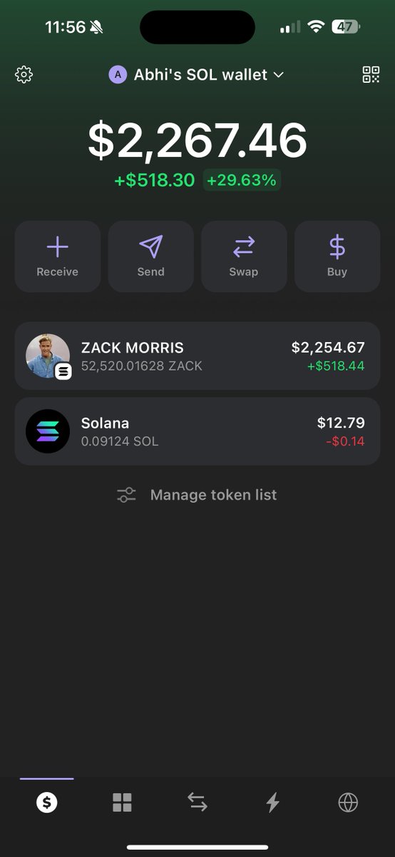 Abhithewiz's tweet photo. @MrZackMorris $Zack @MrZackMorris TO THE MOON 🚀🌙 #Hodl https://t.co/P8Mw6hc4cw