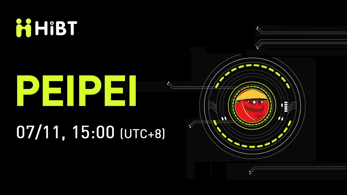 HIBTGlobal's tweet photo. 🚀 @Peipeierc20 $PEIPEI(PeiPei) will soon be listed on #Hibt

🔥 Pair: PEIPEI/USDT
💼 Network: ERC20

⏰ Trade: https://t.co/KW5RH4adcx
✍️ Details: https://t.co/w4iFQrsEjD

#PEIPEI #Crypto #Web3 #CryptoListing https://t.co/0XGCF5lyTi