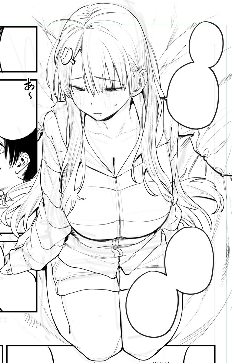 ヒロイン、可愛く描けてて嬉しい 