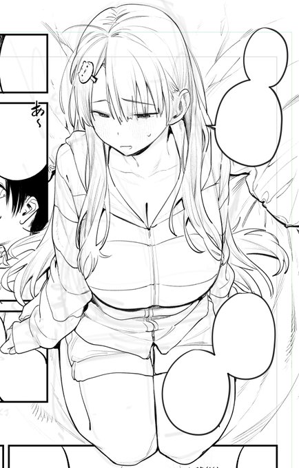 ヒロイン、可愛く描けてて嬉しい 