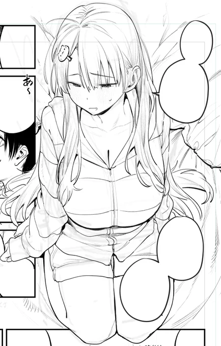 ヒロイン、可愛く描けてて嬉しい 