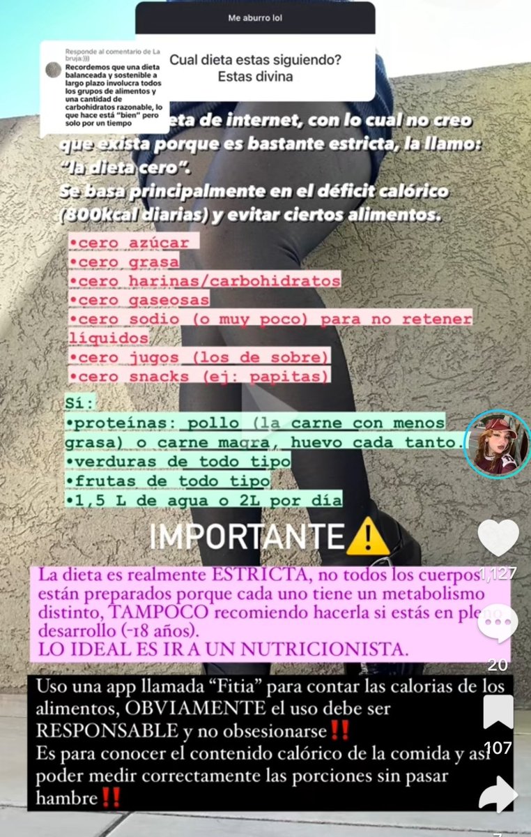 Evethedumbbitch's tweet photo. dieta de la colorada de tiktok https://t.co/jCojLJlb9J
