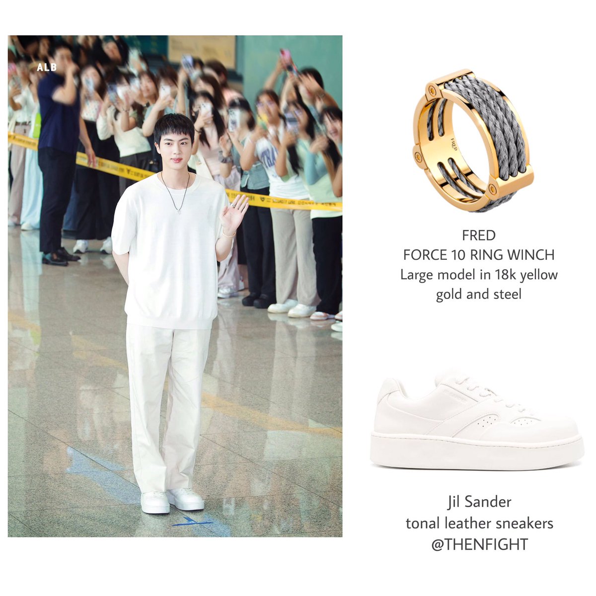 240711 INCHEON AIRPORT
#JIN  #김석진 #BTS #방탄소년단 

FRED
Jil Sander