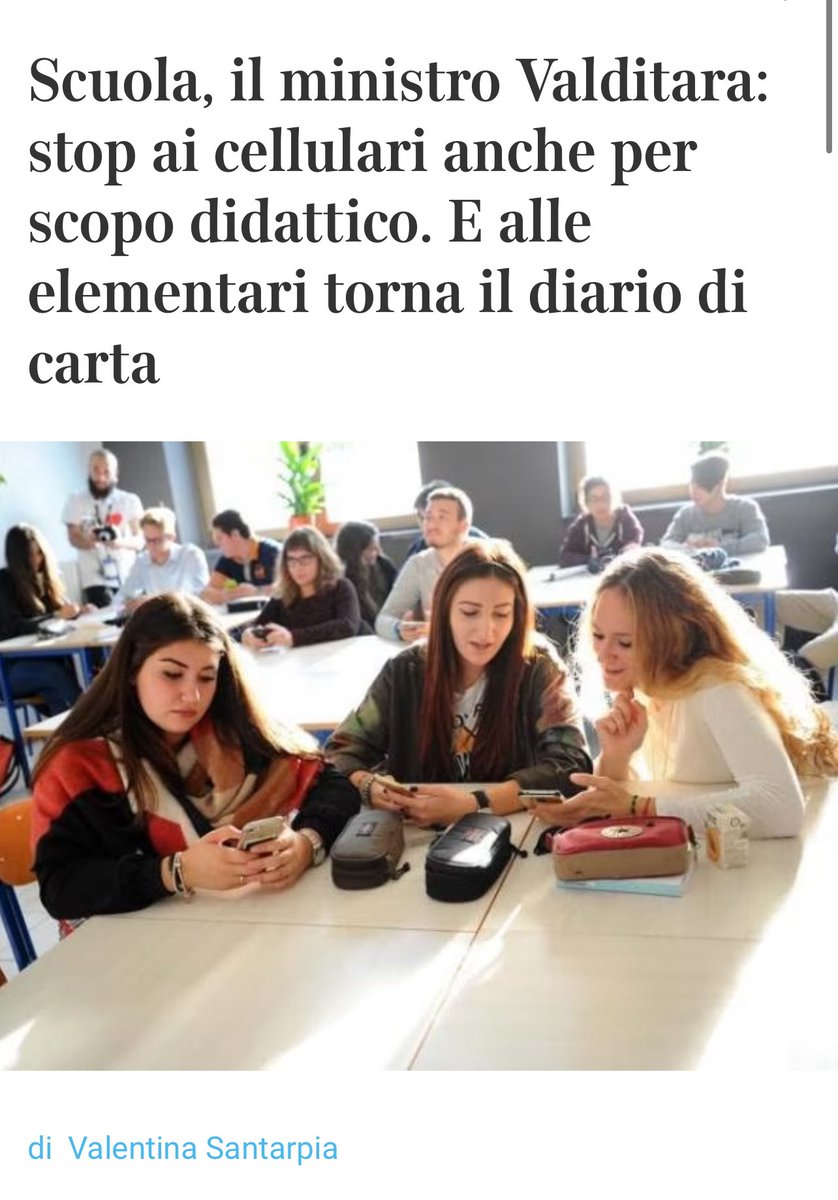 Perché non togliere proprio i cellulari e tornare alle cabine telefoniche o ai segnali di fumo 😍